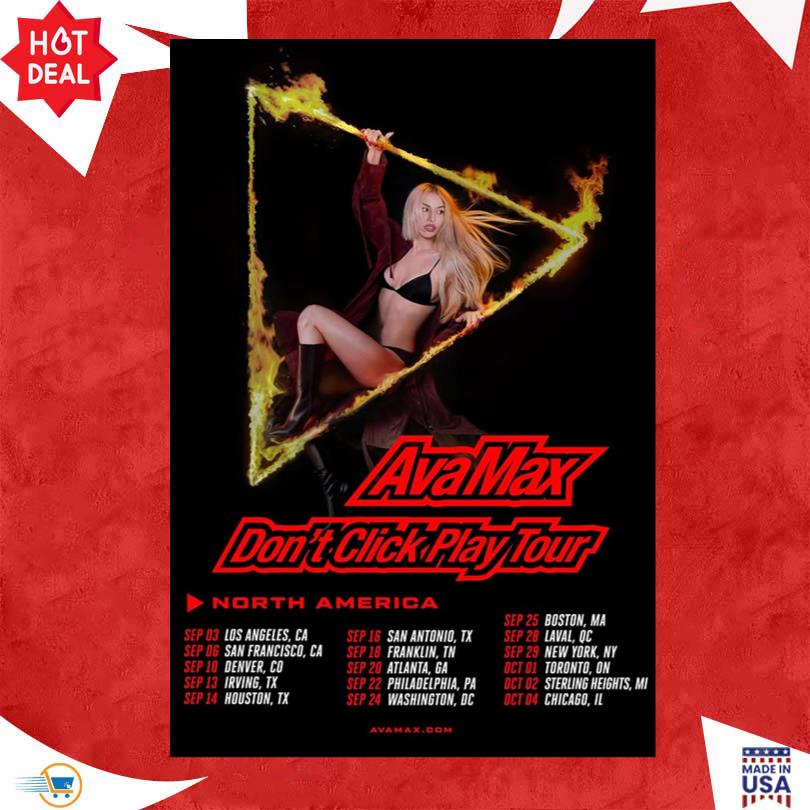 AvaMax Dont Click Play Tour 2025 Poster