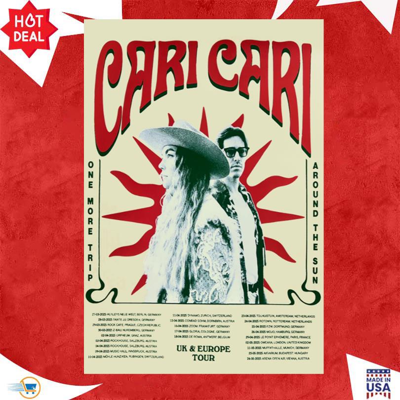 Cari Cari UK And EUROPE Tour 2025 Poster