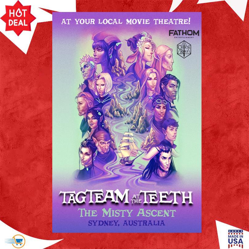 Critical Role Tag Team at the Teeth The Misty Ascent Poster 2025