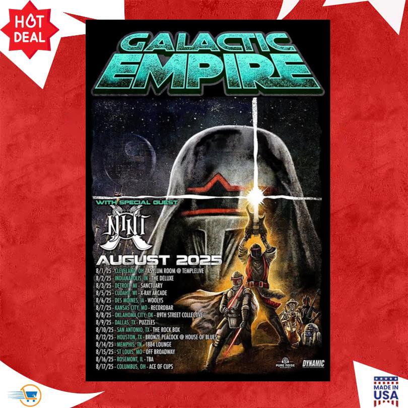 Falactic Empire Aug 2025 Tour Poster