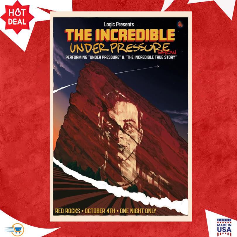 Logic Incredible Under Pressure Show Oct 4 2025 Poster