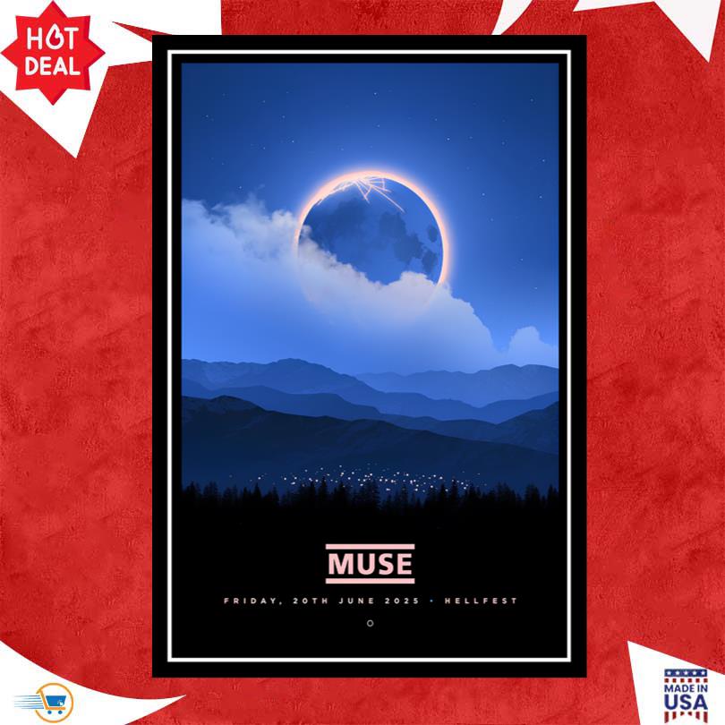 Muse June 20 2025 Hellfest Poster
