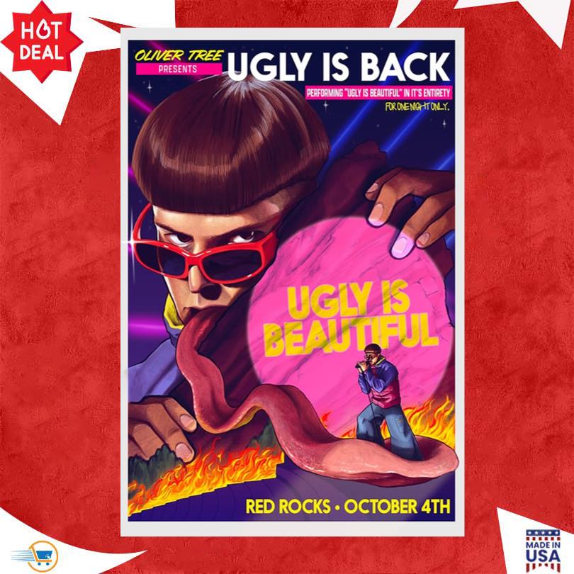 Oliver Tree Red Rocks Oct 4 2025 Poster