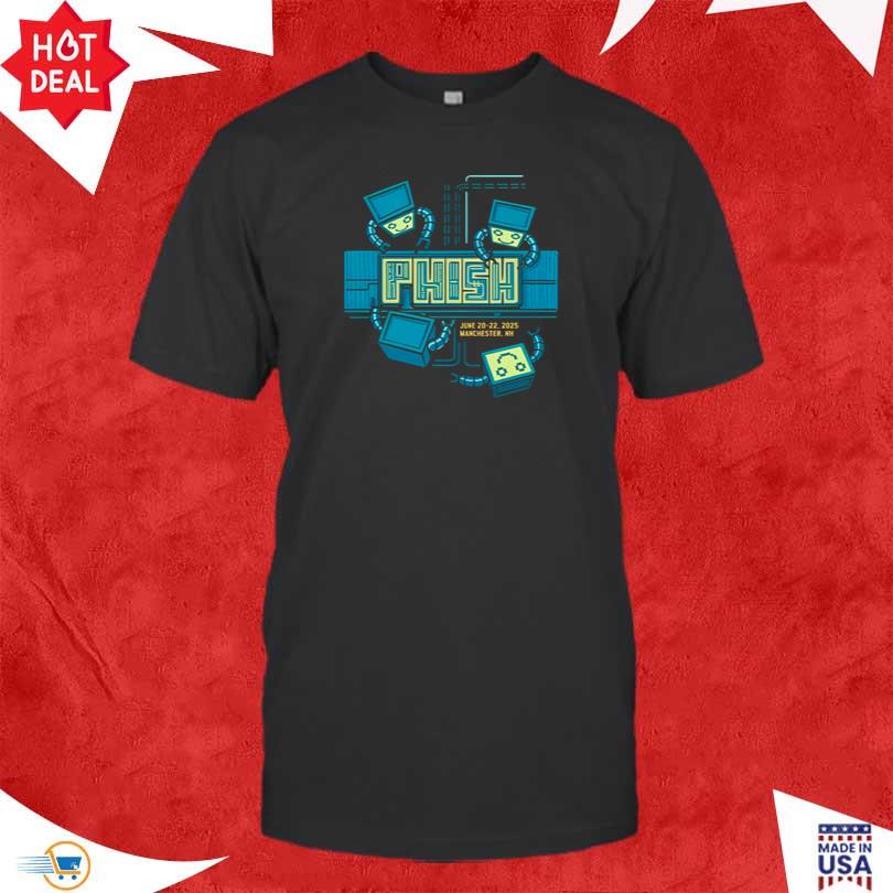 Phish June 20-22 2025 Manchester Nh Event Shirt