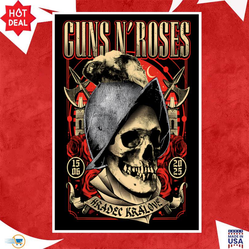 Poster Guns N Roses June15 2025 Headec Kralove