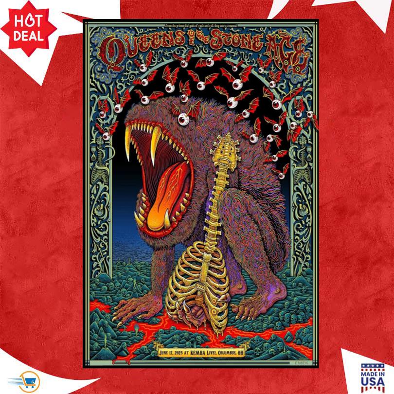 Queens of the Stone Age June 17 2025 Kemba Live Poster