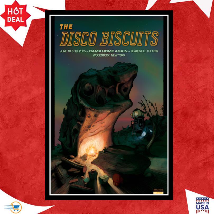 The Disco Biscuits June 18 19 2025 Woodstock NY Poster
