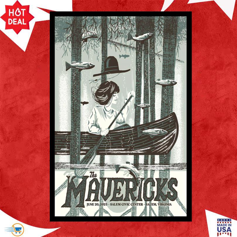 The Mavericks June 20 2025 Salem Civic Center Salem Virginia Poster