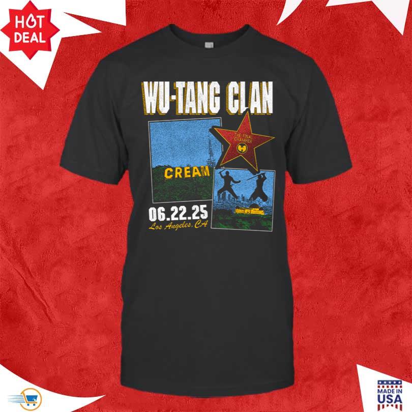 Wu Tang Clan Final Chamber Tour Jun 22 2025 Los Angeles Shirt