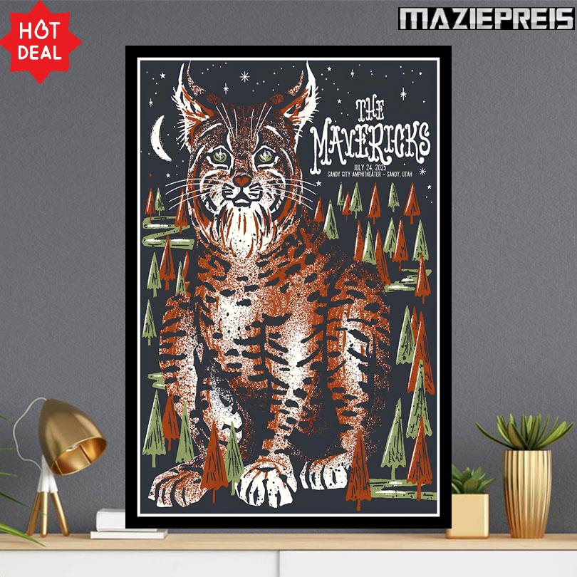2025 Poster The Mavericks Show Sandy City Amphitheater Sandy UT