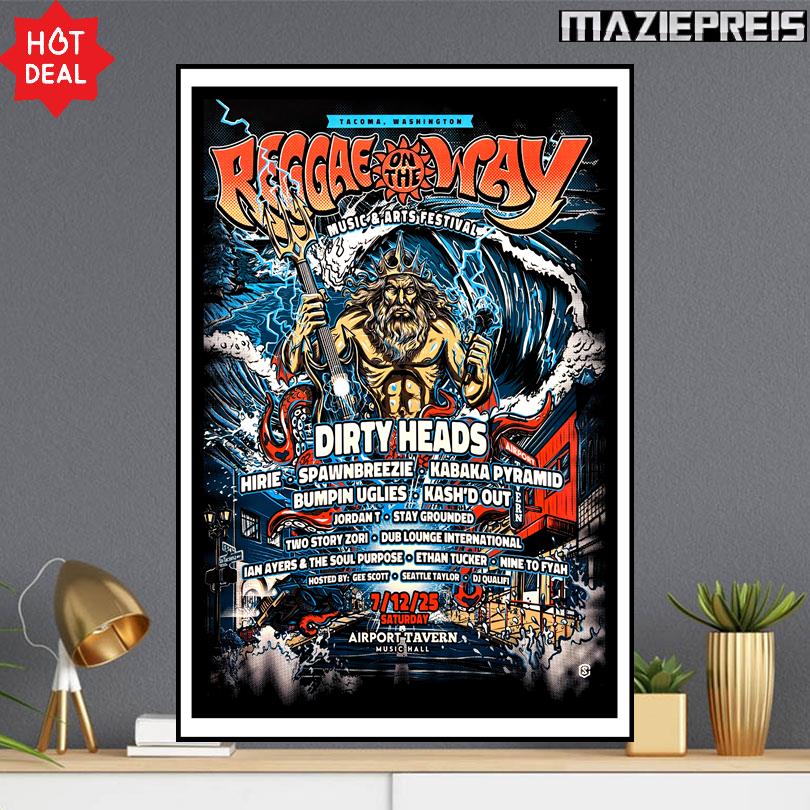 2025 Reggae Festival Poster – Tacoma Washington – Arts & Music Event