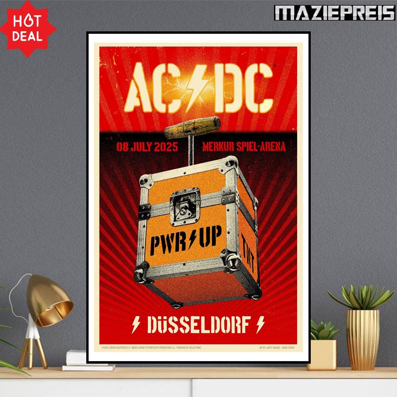 ACDC Düsseldorf July 8 2025 Poster