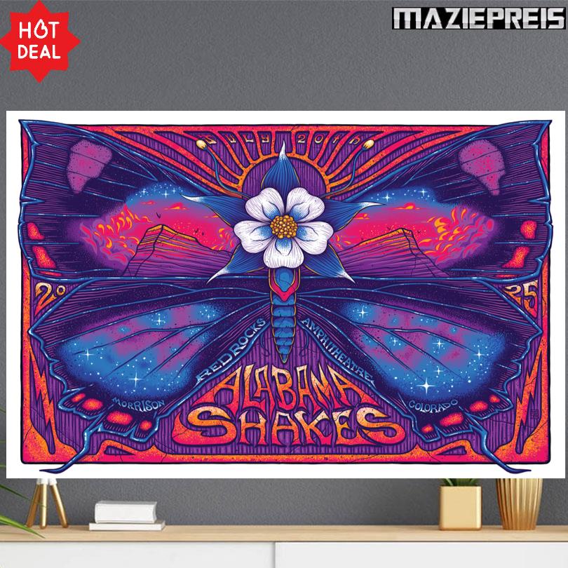 Alabama Shakes Concert Event Morrison CO July 2025 Poster