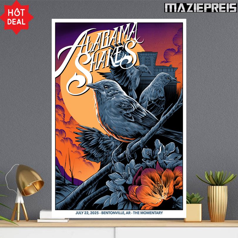 Alabama Shakes Concert Event The Momentary Arkansas July 2025 Poster