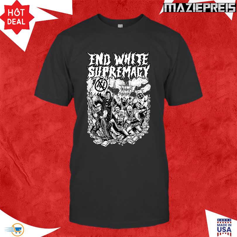 Antifascist End White Supremacy Tee