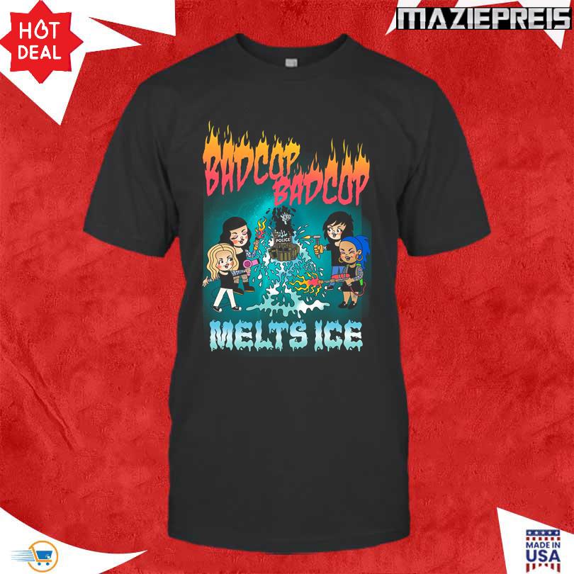 Bad Cop Bad Cop Shirt – Melts Ice Design – Punk Band Merch