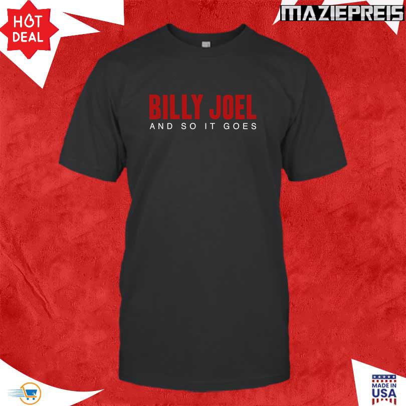 Billy Joel And So It Goes Title Official Tee