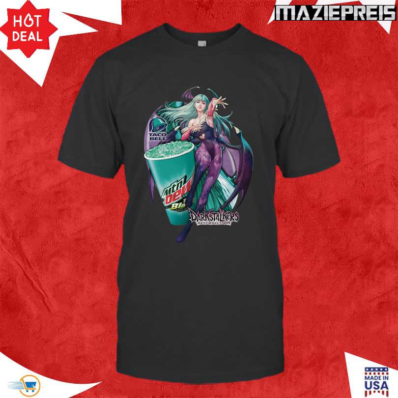 Bja-Bat Baja Blast Darkstalkers Resurrection Mountain Dew T-shirt