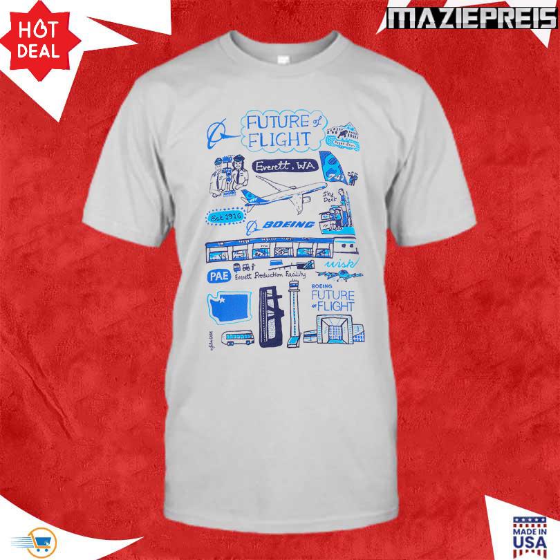 Boeing Future of Flight Destination Shirt