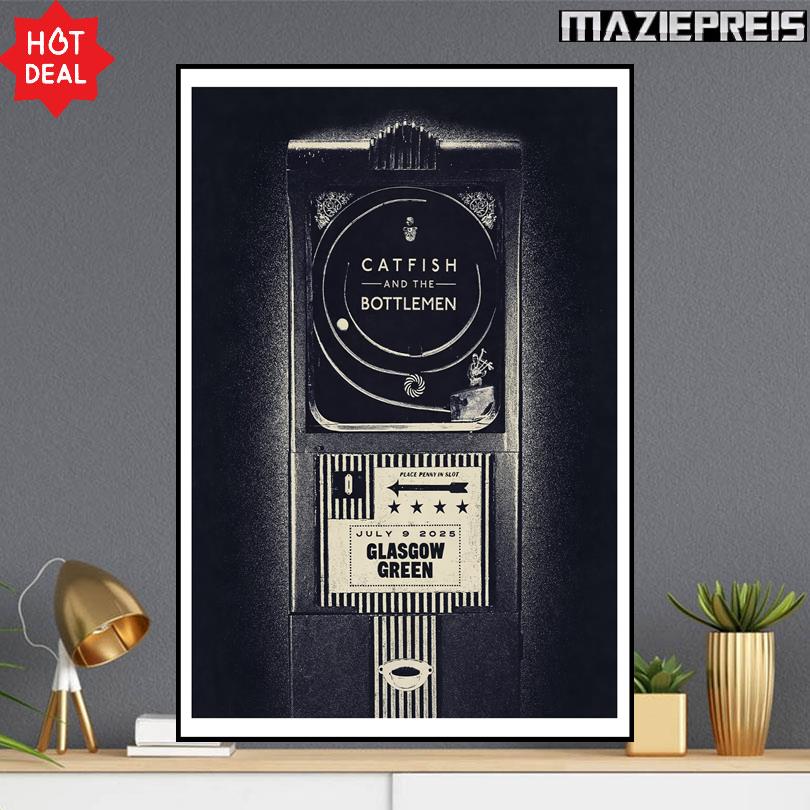 Catfish & The Bottlemen 2025 Tour Poster – Glasgow