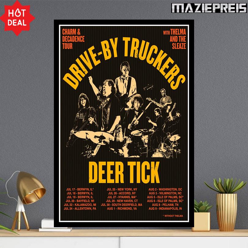 Charm and Decadence Tour Poster – Drive-By Truckers