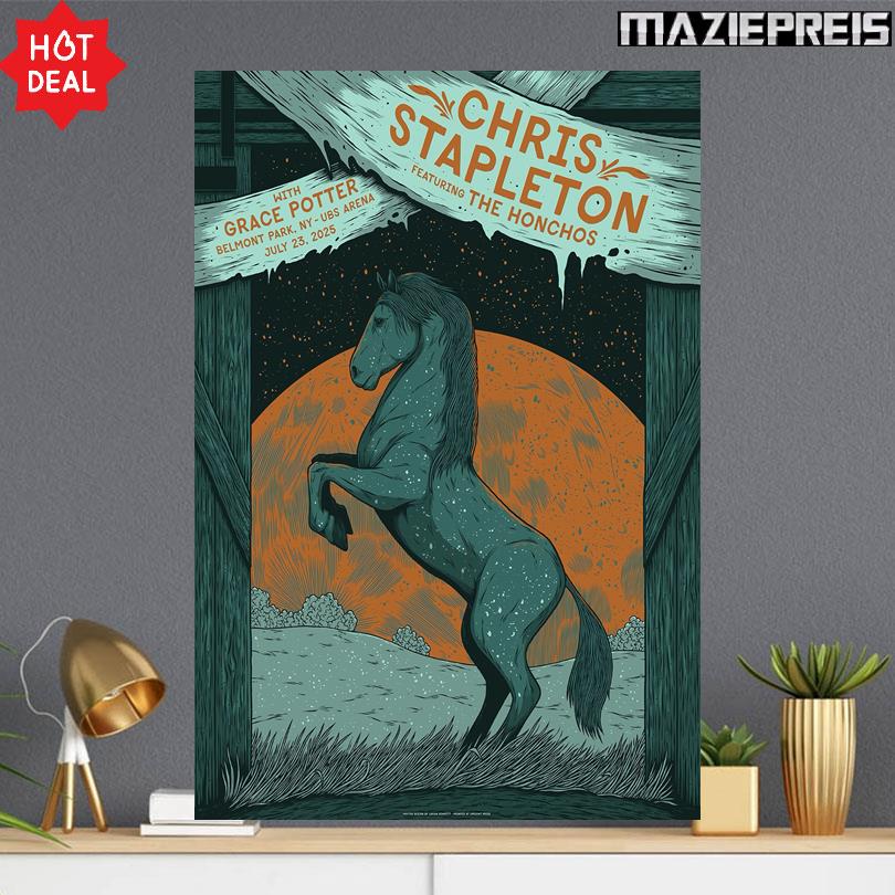 Chris Stapleton Concert Event Belmont Park New York July 23 2025 Poster