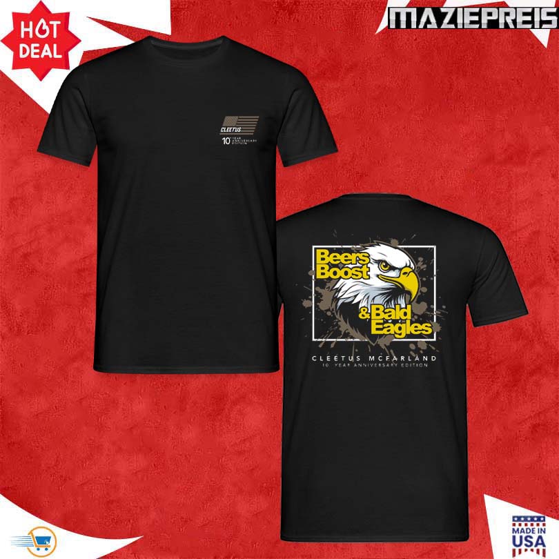 Cleetus Beer Boost And Bald Eagles Shirt