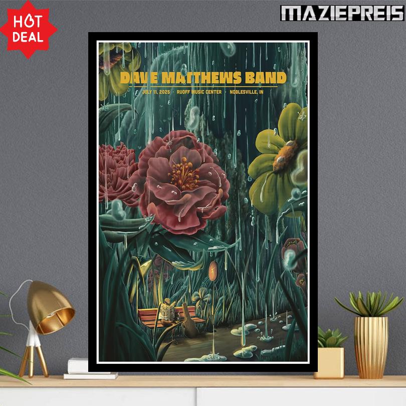 Dave Matthews Band Jul 11, 2025 Noblesville, IN Poster