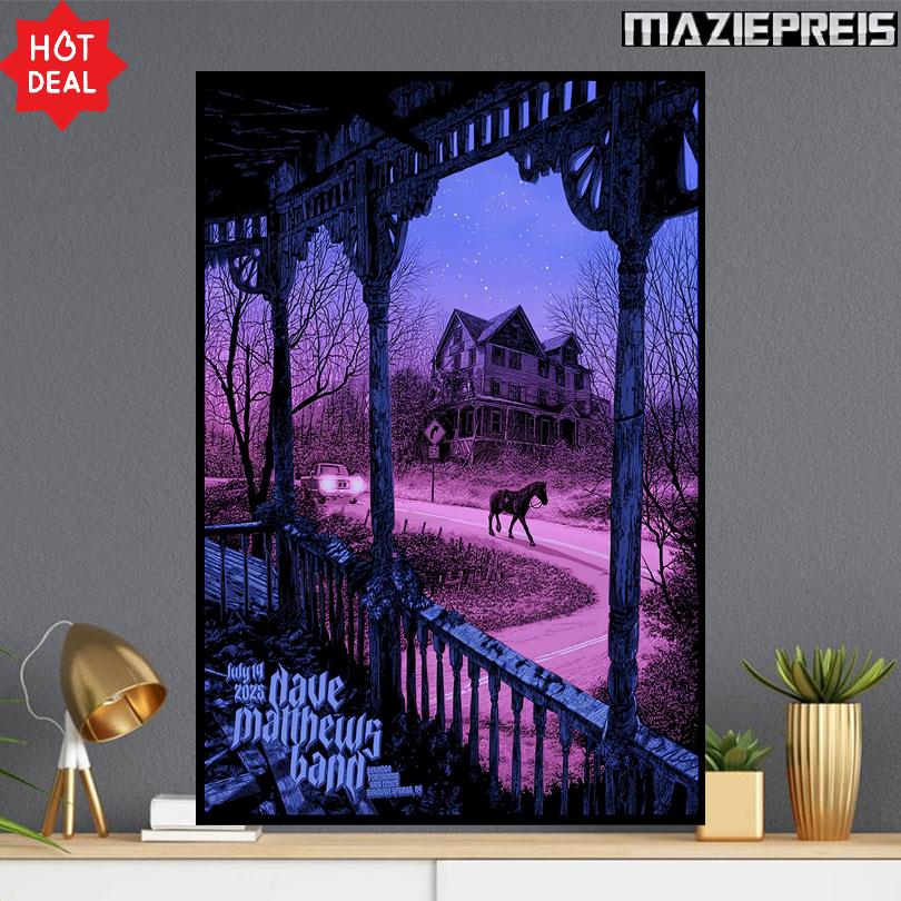 Dave Matthews Band Show at SPAC Saratoga Springs NY Poster