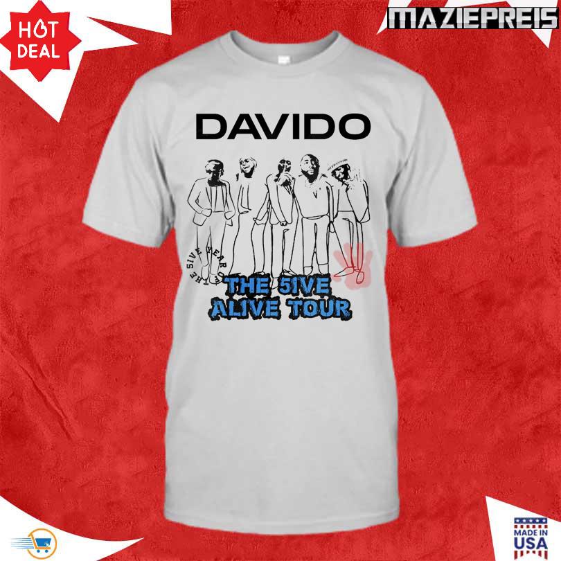 Davido The 5ive Alive Tour 2025 Tee