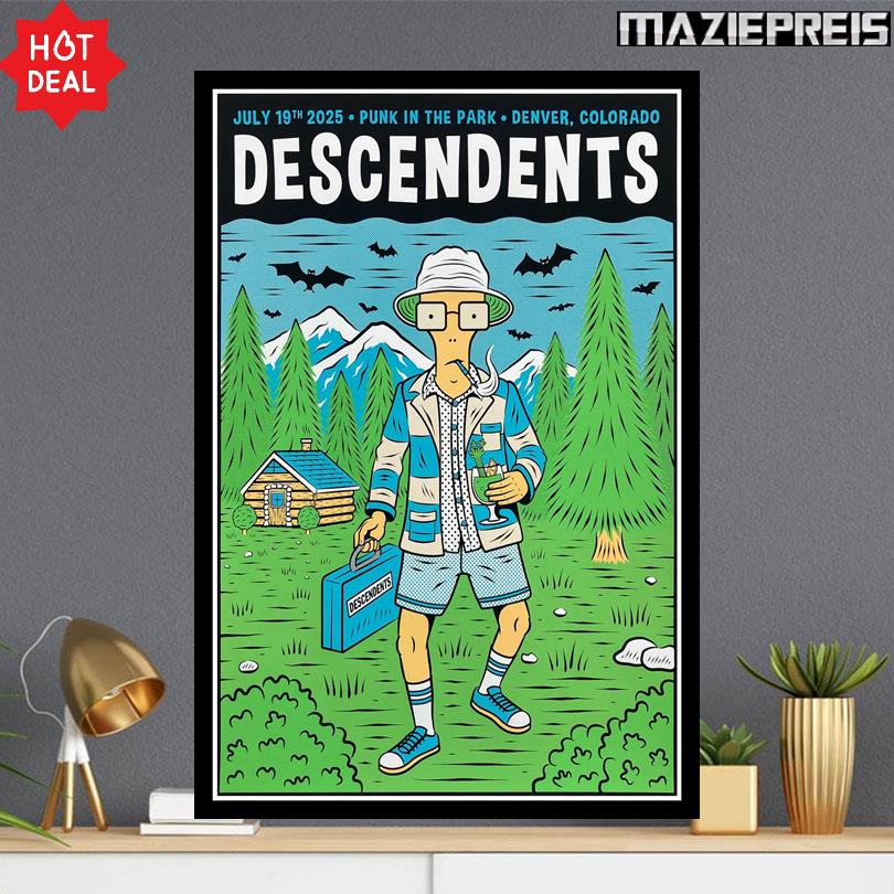 Descendents Poster – Punk In The Park Denver 2025 Event