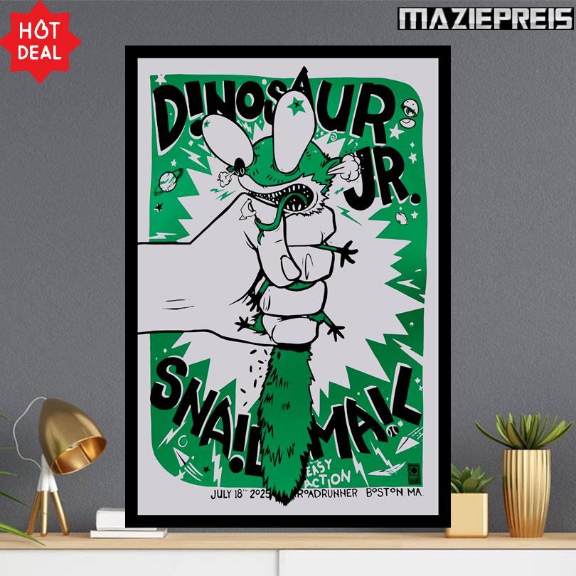 Dinosaur Jr Event July 18 2025 Roadrunner Boston MA Poster