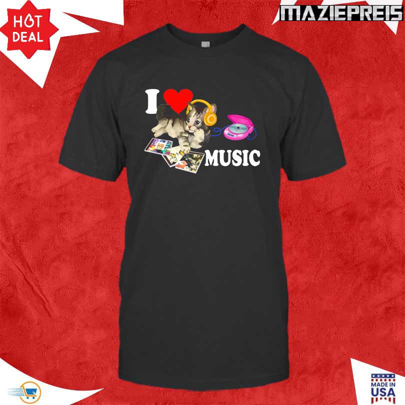 Doggo Revolution Camiseta I Love Music Dog 2 Shirt