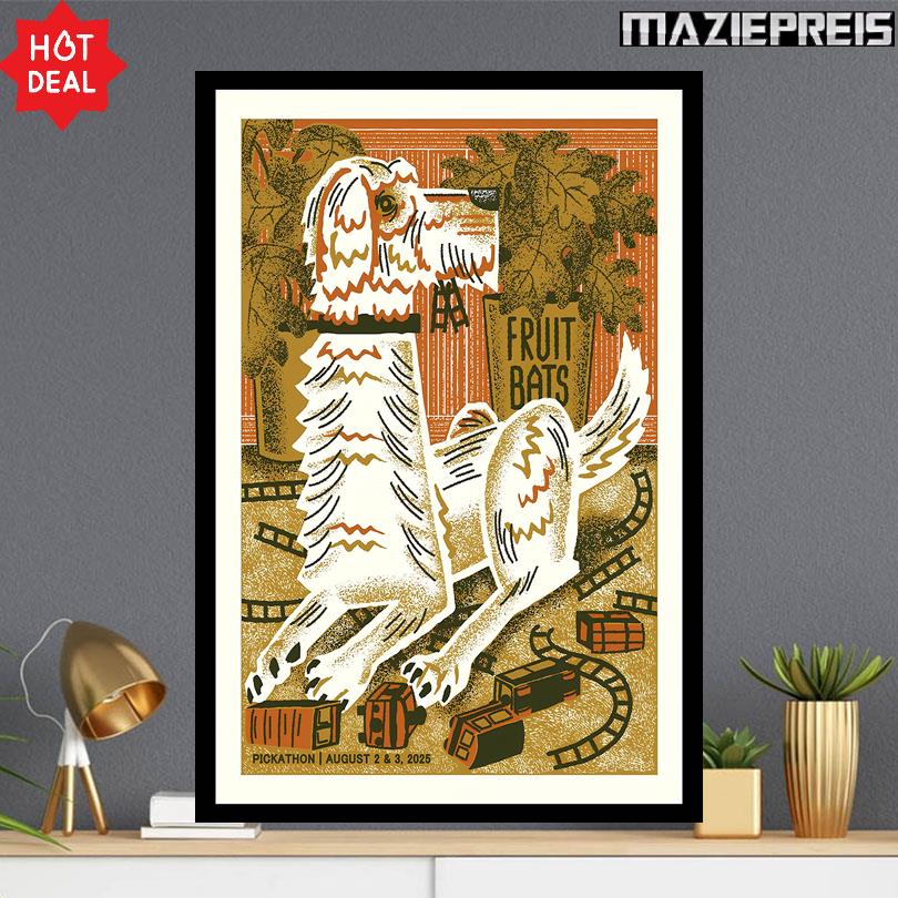 Fruit Bats Tour Poster Pickathon Happy Valley OR August 2 3 2025
