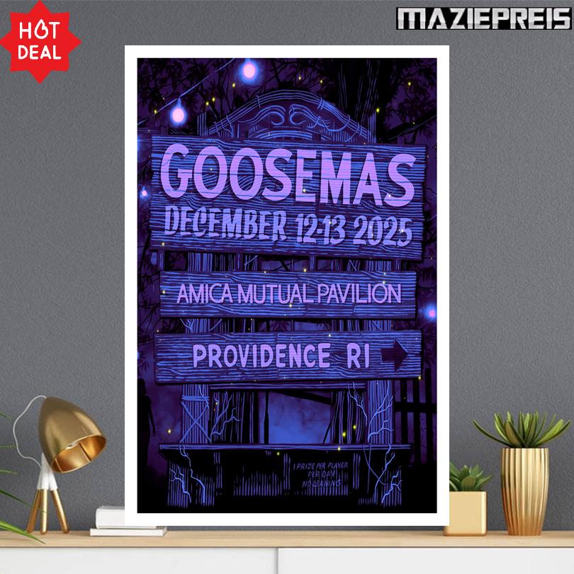 Goosemas Show in Providence RI Amica Mutual Pavilion 2025 Poster