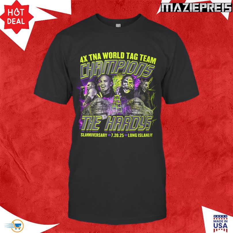 Hardys 4x World Tag Champions T-Shirt