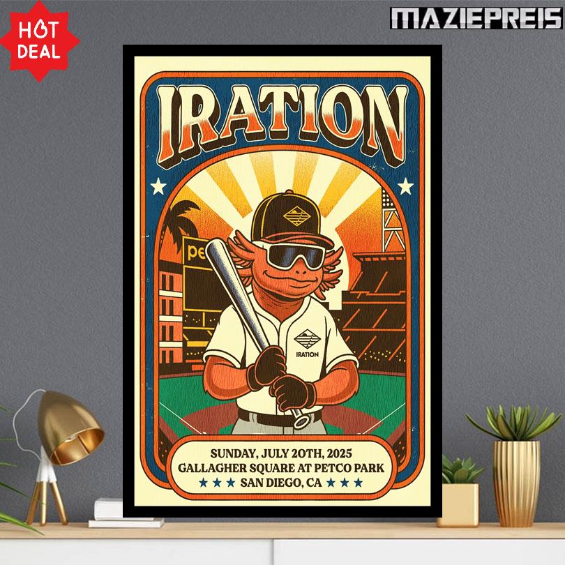 Iration Concert Event San Diego CA July 20 2025 Poster