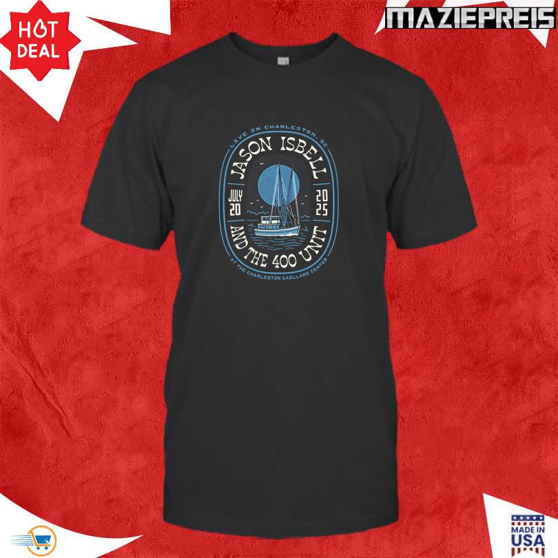 Jason Isbell and the 400 Unit July 20 2025 Live In Charleston, SC Tshirt