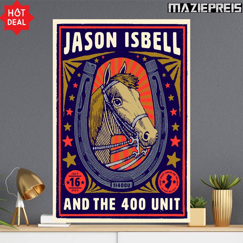 Jason Isbell Poster – Count Basie Center for the Arts 2025 Show