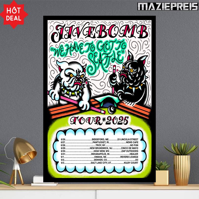 Jivebomb Tour 2025 Poster