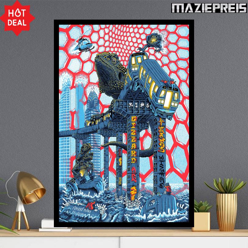 King Gizzard Poster – Live at Forest Hills Stadium August 1-2 2025
