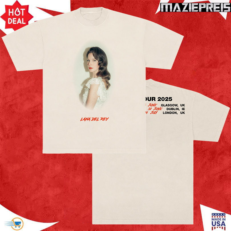 Lana Del Rey UK & Ireland Tour 2025 Portrait Tee