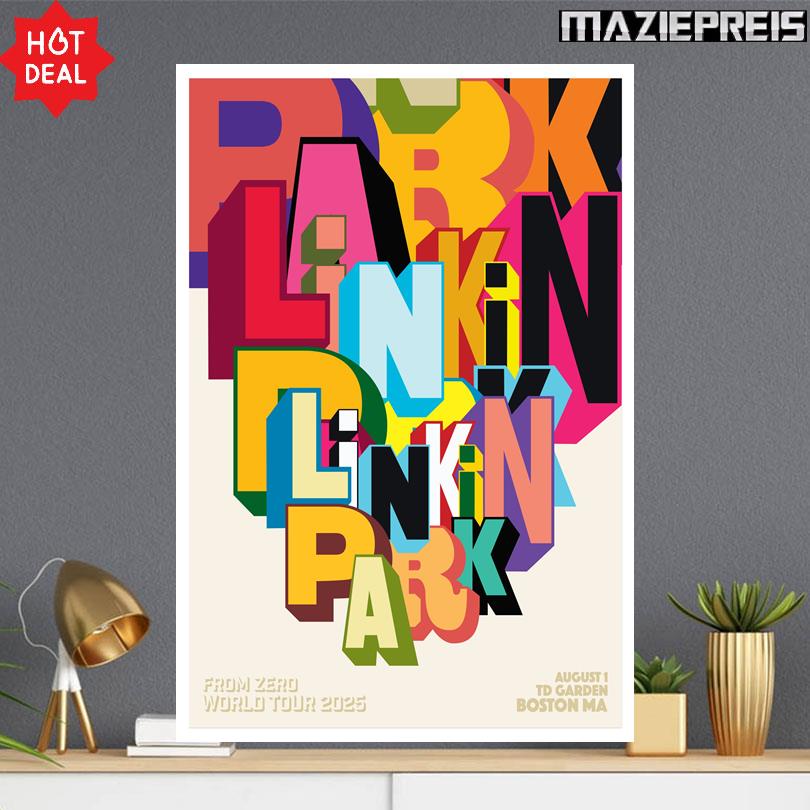 Linkin Park Aug 1 2025 TD Garden, Boston, MA Poster