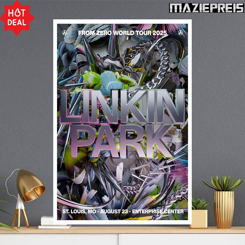 Linkin Park Aug 23 2025 Enterprise Center St. Louis, MO Poster