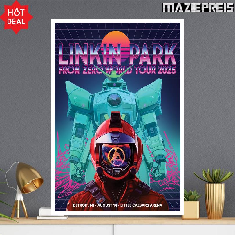 Linkin Park From Zero World Tour Montreal, QC Aug 5 2025 Poster