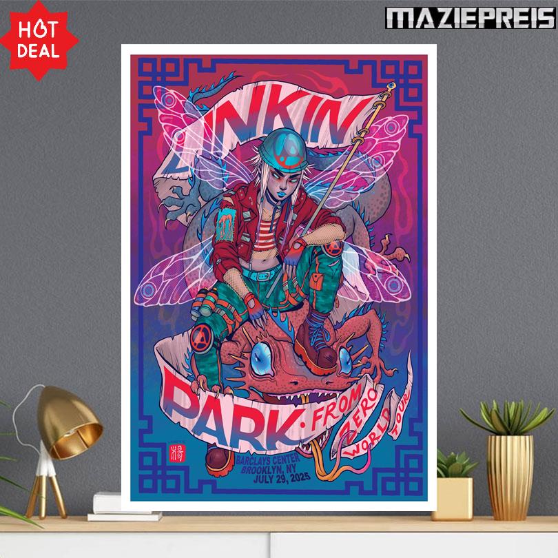 Linkin Park From Zero World Tour St. Louis, MO Aug 23 2025 Poster