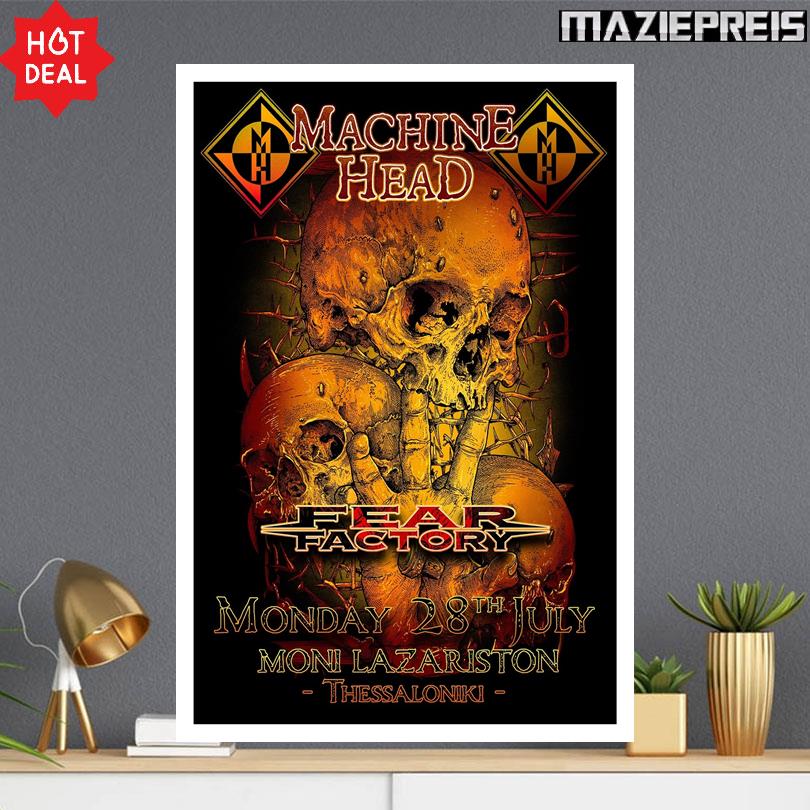 Machine Head Live Show July 28 2025 Thessaloniki Poster