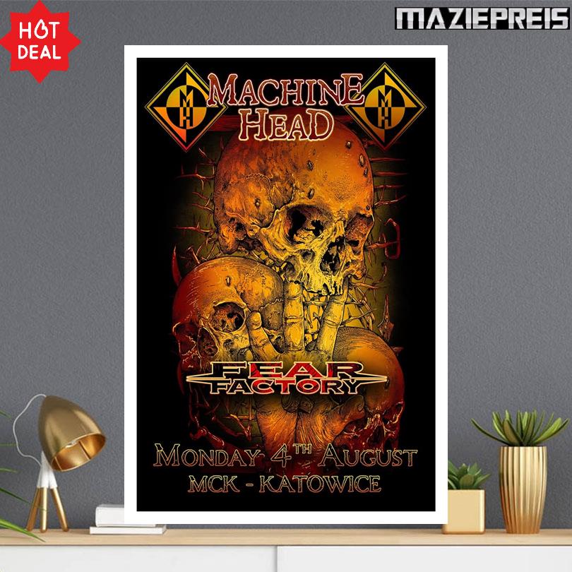 Machine Head MCK August 4 2025 Poster