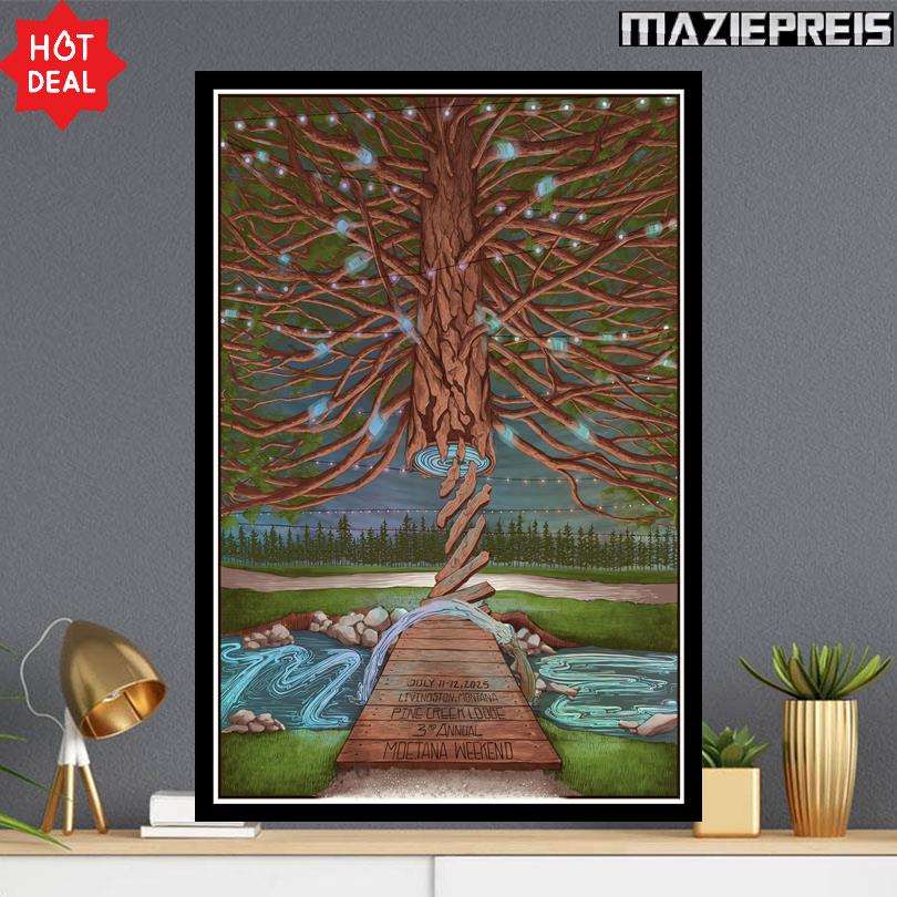 Moe. 2025 Poster – Pine Creek Lodge Montana July 11–12