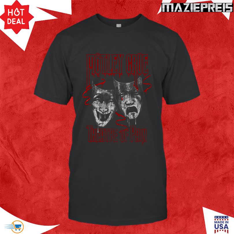 Motley Crue Theatre of Pain Rustic Drip Tee
